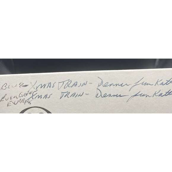 Lot 2 Vintage Wooden Train Ornaments Santa Blue Bear Engine Locomotive Christmas - Picture 13 of 15